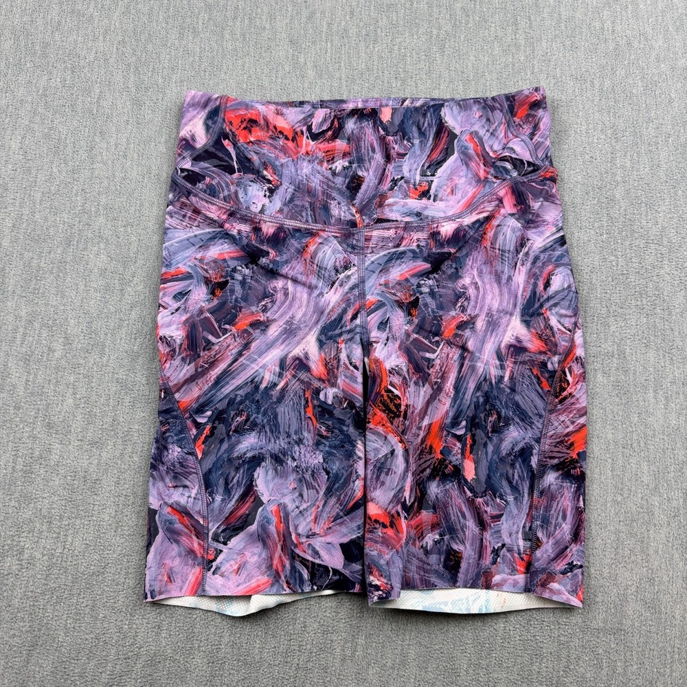 Lululemon‎ Shorts Womens 6 Purple Atmospheric Base Pace High-Rise Biker Gym Yoga
